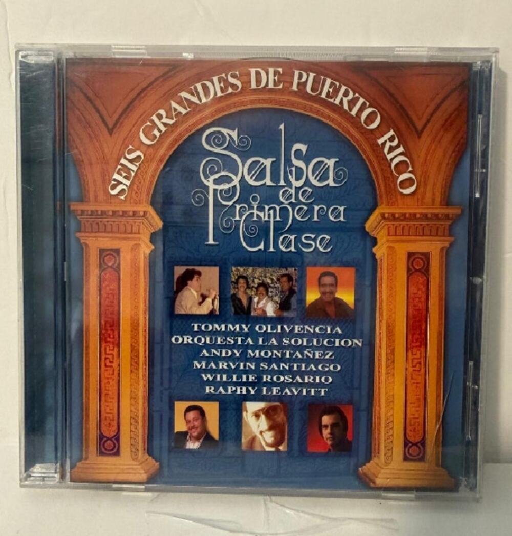 Salsa de Primera Clase Seis Grandes de Puerto Rico CD Tommy Olivencia Montañez